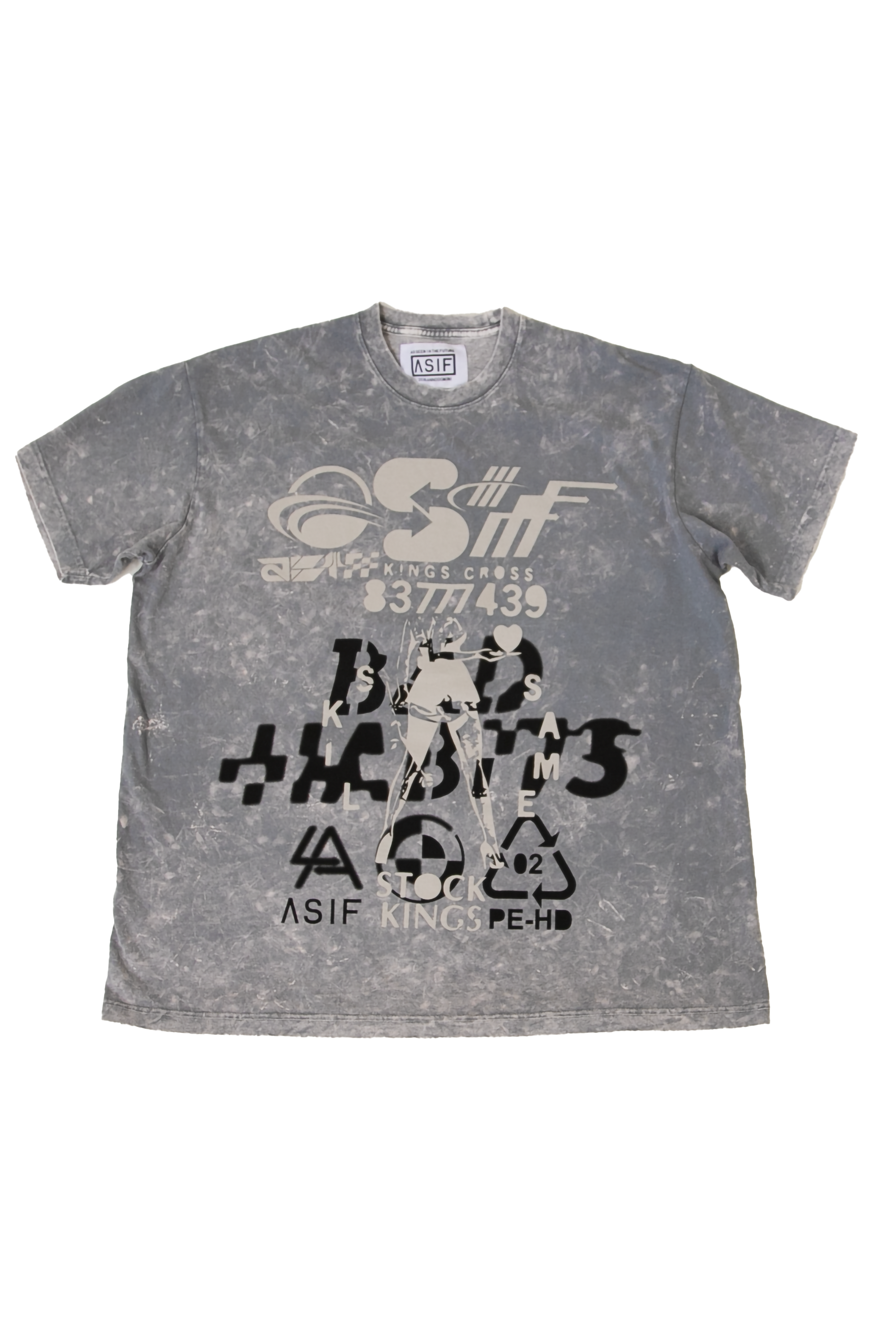 v*7様 everyone billboard tee shirt (ASH) Orchids Tee - Ash Grey | Eek
