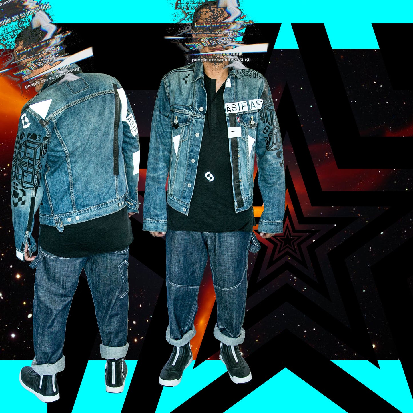 ASIF Denim Jacket-Vintaged - ASIF (as seen in the future)