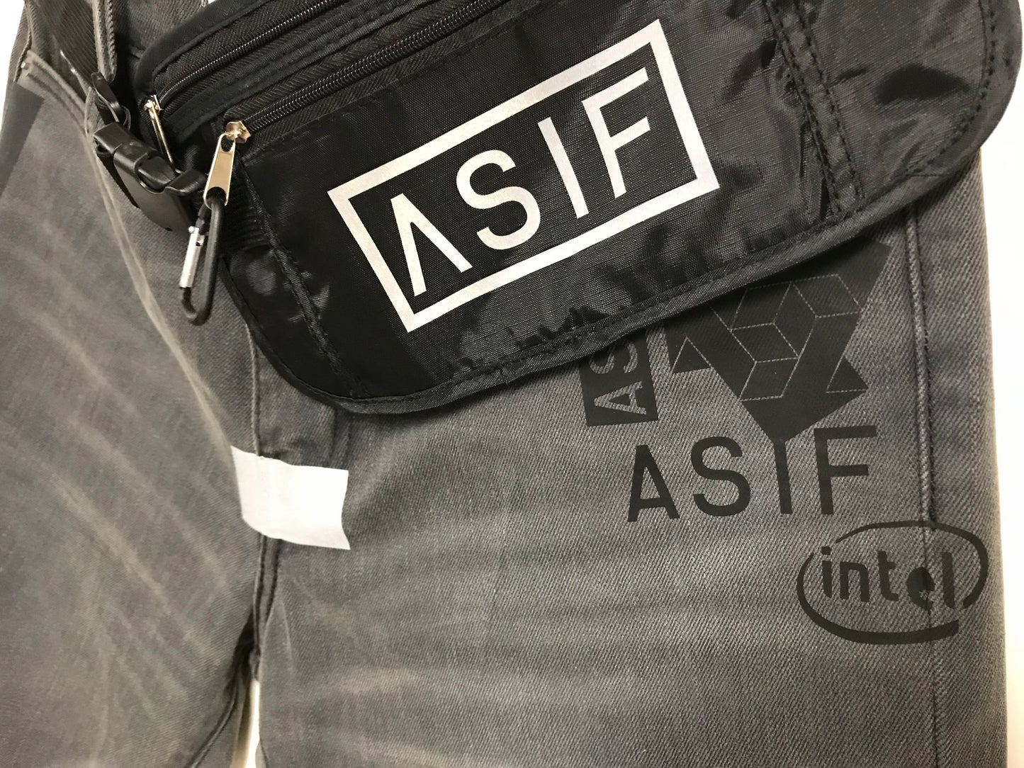 ASIF Black Denim Utility Jean - ASIF (as seen in the future)